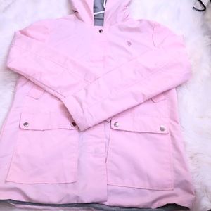 💛Polo light pink coat size large